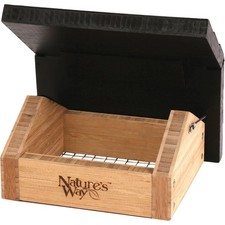 Nature's Way Natural 1-Cake Cedar Upside-Down Suet Feeder CWF2 Nature's Way CWF2