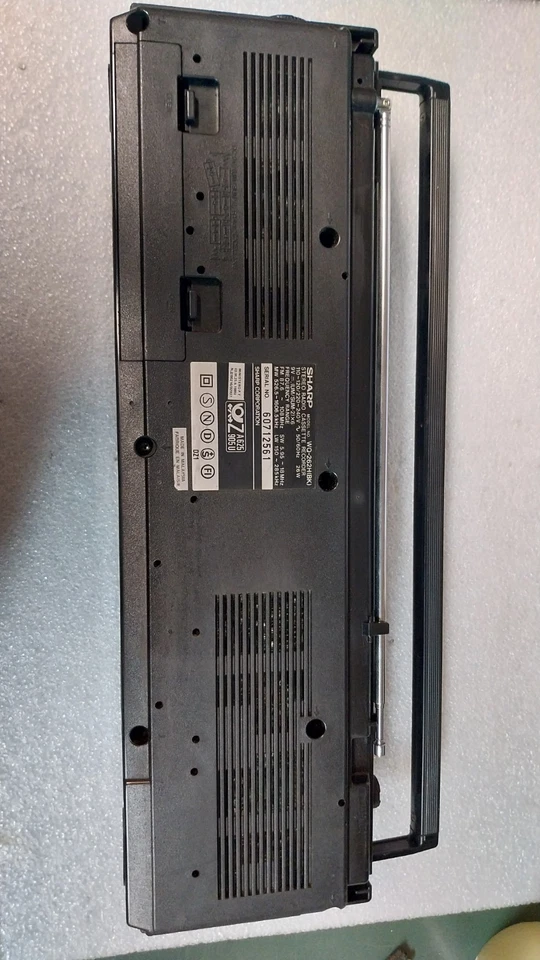 SHARP WQ-262H(R) BOOMBOX GHETTOBLASTER VINTAGE - Immagine 4 di 4