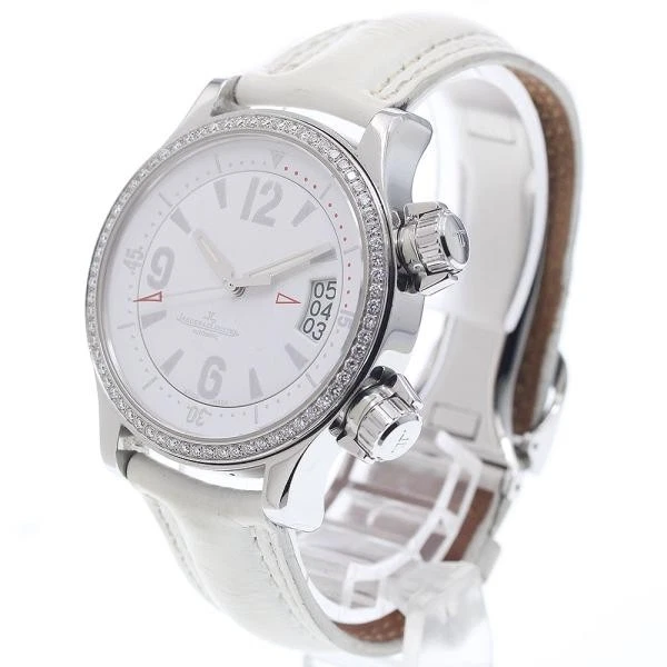 Jaeger LeCoultre — Jaeger-LeCoultre Master Compressor 148.8.60 37mm SS White Dial Watch #C3933
