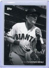 2020 Topps On Demand Black & White Mike Yastrzemski Giants Base Card #53