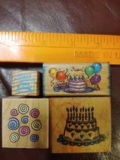 Arts and Crafts supplies Wood and Rubber embossing stamps