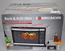 ROMMELSBACHER Back & Grill Ofen BG 1805/E - 42 Liter 1800 W, Edelstahl NEU