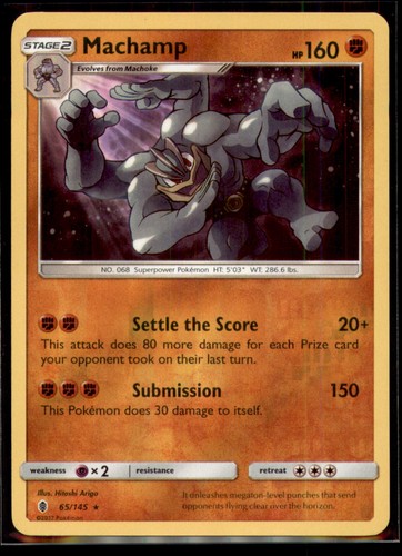 Machamp 65/145 Guardians Rising 2017 Reverse Holo