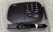 HOSMART HY810 Wireless Intercom System 10 Chan 1/2 Mile Home Black