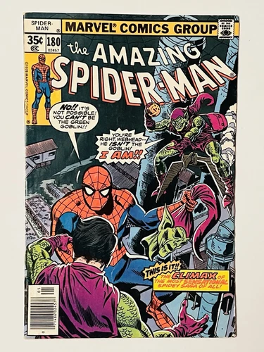 AMAZING SPIDER-MAN #180  VF  7.5  (Marvel, May 1978) - Green Goblin appearance