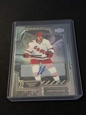 2025-26 Metal Universe Logan Stankoven Auto Mint Condition