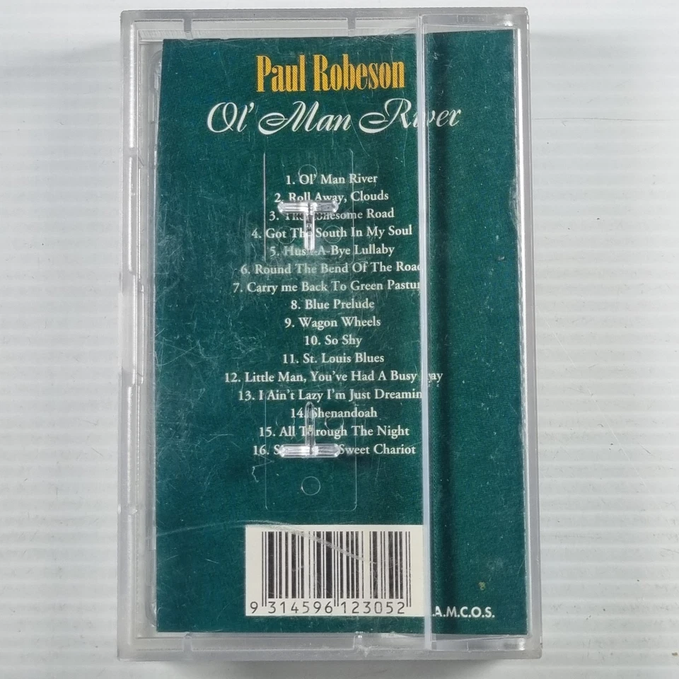 Paul Robeson – Ol' Man River (Cassette Tape, 1970s) Audio Archive - Image 2 of 3