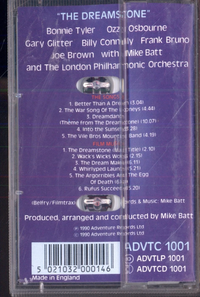 Mike Batt Dreamstone cassette UK Adventure 1990 AD EX-/EX - Image 2 of 2