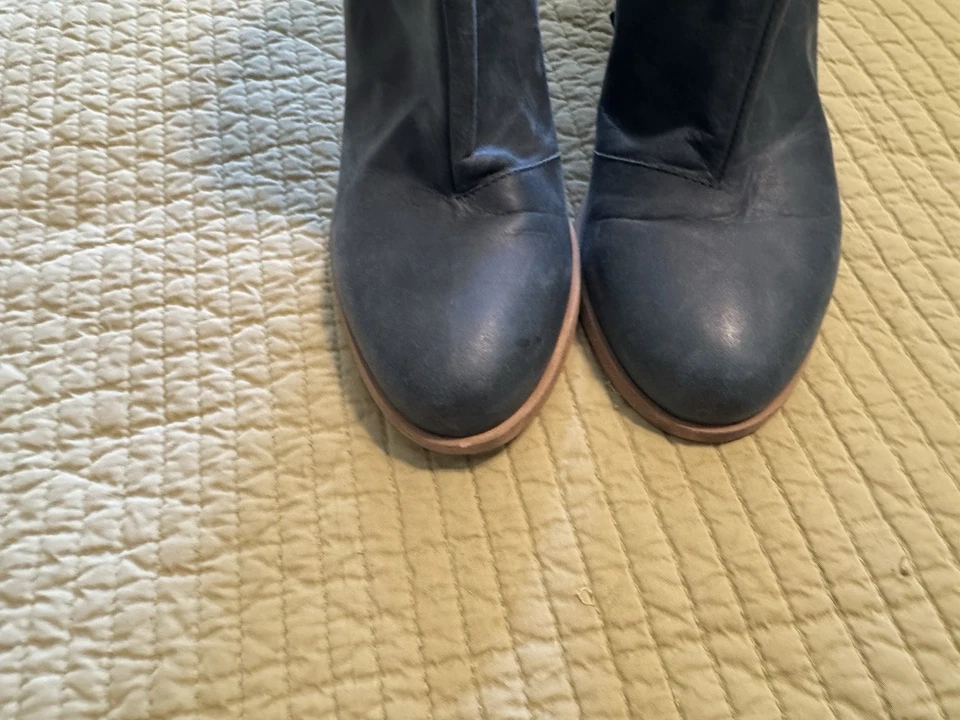 Botines Mason Martin Margiela Paris MM6 Cuero Verde Talla 38 Hechos en Italia Foto 3 de 4