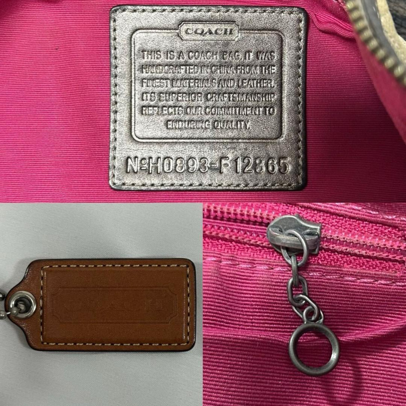 Coach Soho Patchwork One Handle Shoulder Bag Leat… - image 7