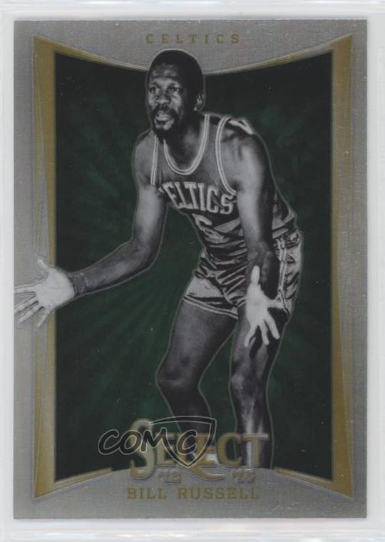 2012-13 Panini Select Silver Prizm Bill Russell #144 HOF 0x8t