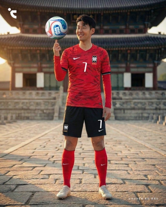 Nike DriFit 2026 South Korea Stadium Home Jersey #7 SON Heung-min