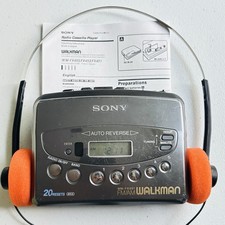Sony Walkman WM-FX451 Cassette Player  AM/FM - New Drive Belt - Reconditioned
