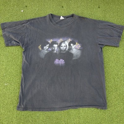 Vintage Buffy The Vampire Slayer Shirt XL CAST PHOTO. 