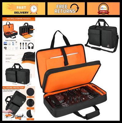 Padded DJ Controller Case for Pioneer DDJ-FLX4, Numark Mixtrack & More - 21.5''x1