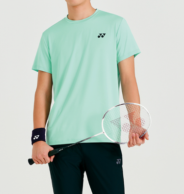 YONEX 26S/S Men's Badminton T-Shirts Sports Training Top Emerald