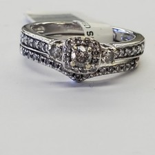 Lady's Diamond Wedding Set 34 Diamonds .37 Carat T.W. 10K White Gold B08000188 