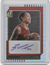 BRITTNEY GRINER 2025 Panini Donruss ATLANTA DREAM Refractor Auto Card Autograph