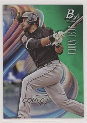 2018 Bowman Platinum Green 32/99 Jose Abreu #60 0v7