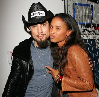 Dave Navarro Joy Bryant at Sony Computer Entertainment America the- Old Photo