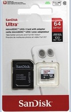 SanDisk 64GB Ultra Class 10 TF 100MB/S MicroSD Micro SDXC UHS-I TF Memory Card