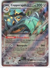 Copperajah ex 150/193 Holo Pokemon TCG Card Double Rare SV02: Paldea Evolved NM