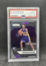 Brandon Ingram Rookie PSA 10 Card 2016-17 Panini Prizm Basketball #131 Raptors. rookie card picture