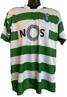 Sporting Lisbon 2017/2018 Portugal Macron #10 Super Bock Jersey Mens SZ: XL Used