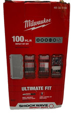 Milwaukee SHOCKWAVE Impact-Duty Alloy Steel Screwdriver Bit Set 100-Piece