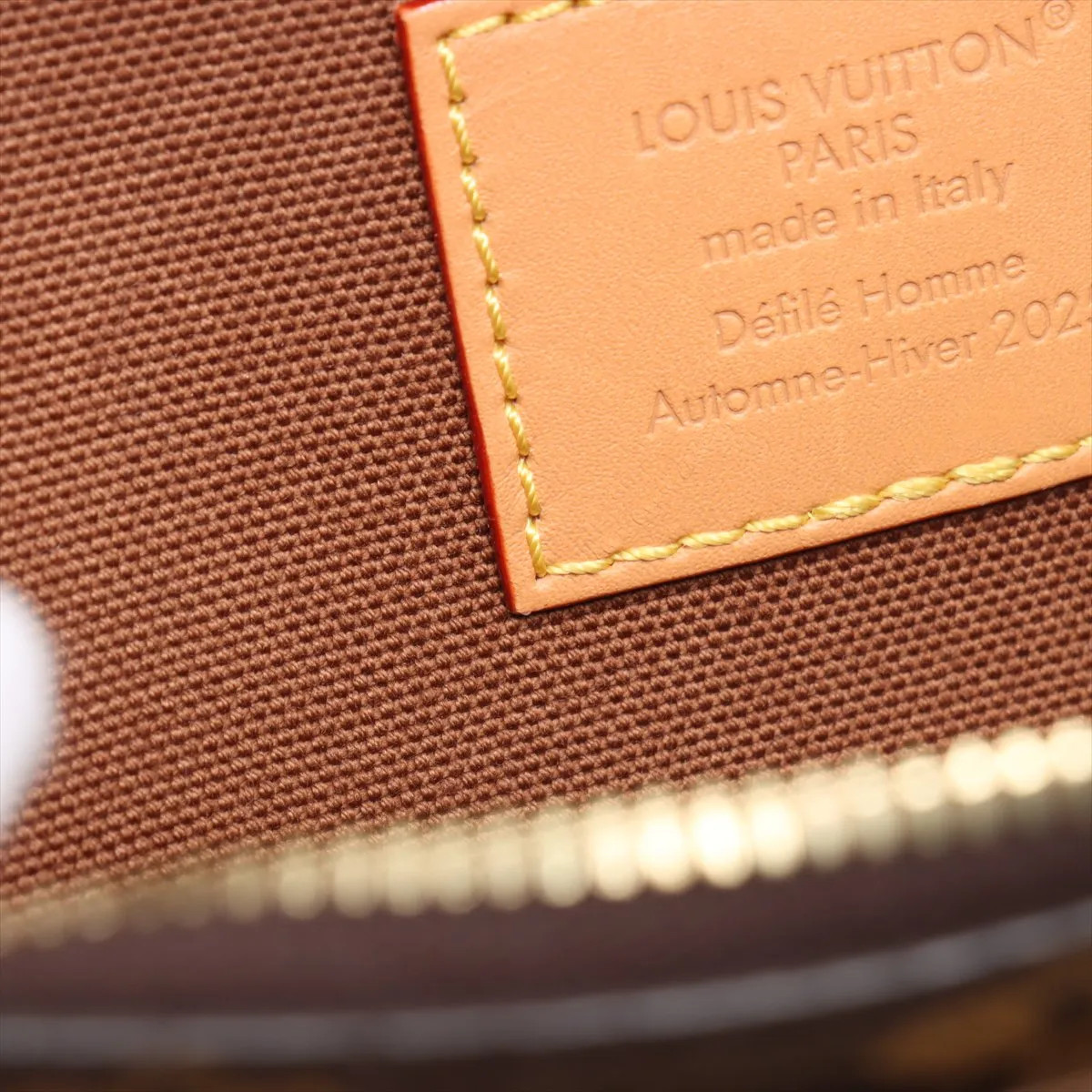 Louis Vuitton x NIGO Monogram Heritage lash bum bag M15271 Brown There was an RF thumbnail 11