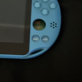 Sony PS Vita Blue Handheld System w/ Front Camera, Rear Touch Pad, USB-A