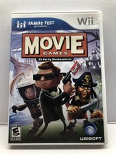 Family Fun Fest Presents Movie Games (Nintendo Wii 2008) Complete Tested Working