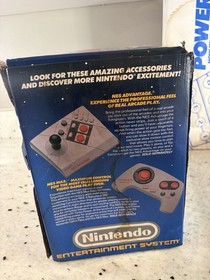 VTG Nintendo NES Power Set System Complete CIB Box Inserts Controller Pad WORKS