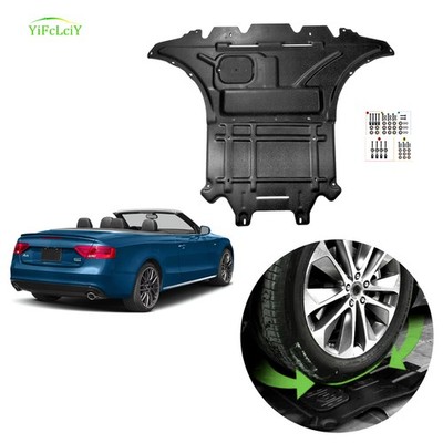 2Pcs Engine Skid Plate For 2009-2017 Audi A5 S5 Under Splash Shield Heavy Duty