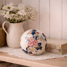Vintage Floris London Pot Pourri Ball Pomander Floral China Made England