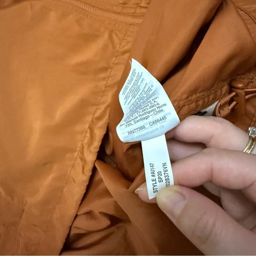 Madewell Damen Gr. L Orange Packable Regenjacke Raincheck Packable Raincoat - Bild 6 von 11