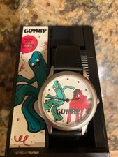 VTG Gumby and Pokey 40th anniversary wristwatch, NIB, no tags 1994, Prema Toy Co