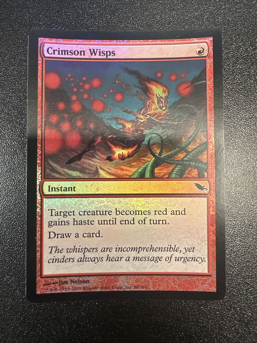 Crimson Wisps Shadowmoor Foil 88/301 NM JL | eBay