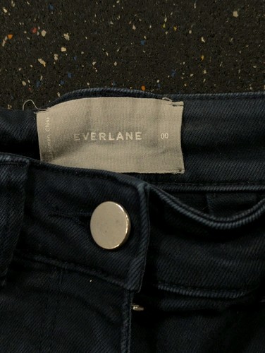 Everlane Damen The Utility Straight Leg Hose Blau Gr. 00 Wide Leg Cropped - Bild 5 von 10