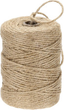 Natural Jute Twine String 328Ft X 3Mm Long Strong Twine Rope