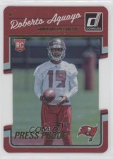 2016 Donruss Rookies Press Proof Gold Die-Cut 24/25 Roberto Aguayo #337 2t7