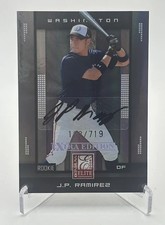 JP Ramirez 2008 Donruss Elite Rookie RC Auto /719 ( Nationals )