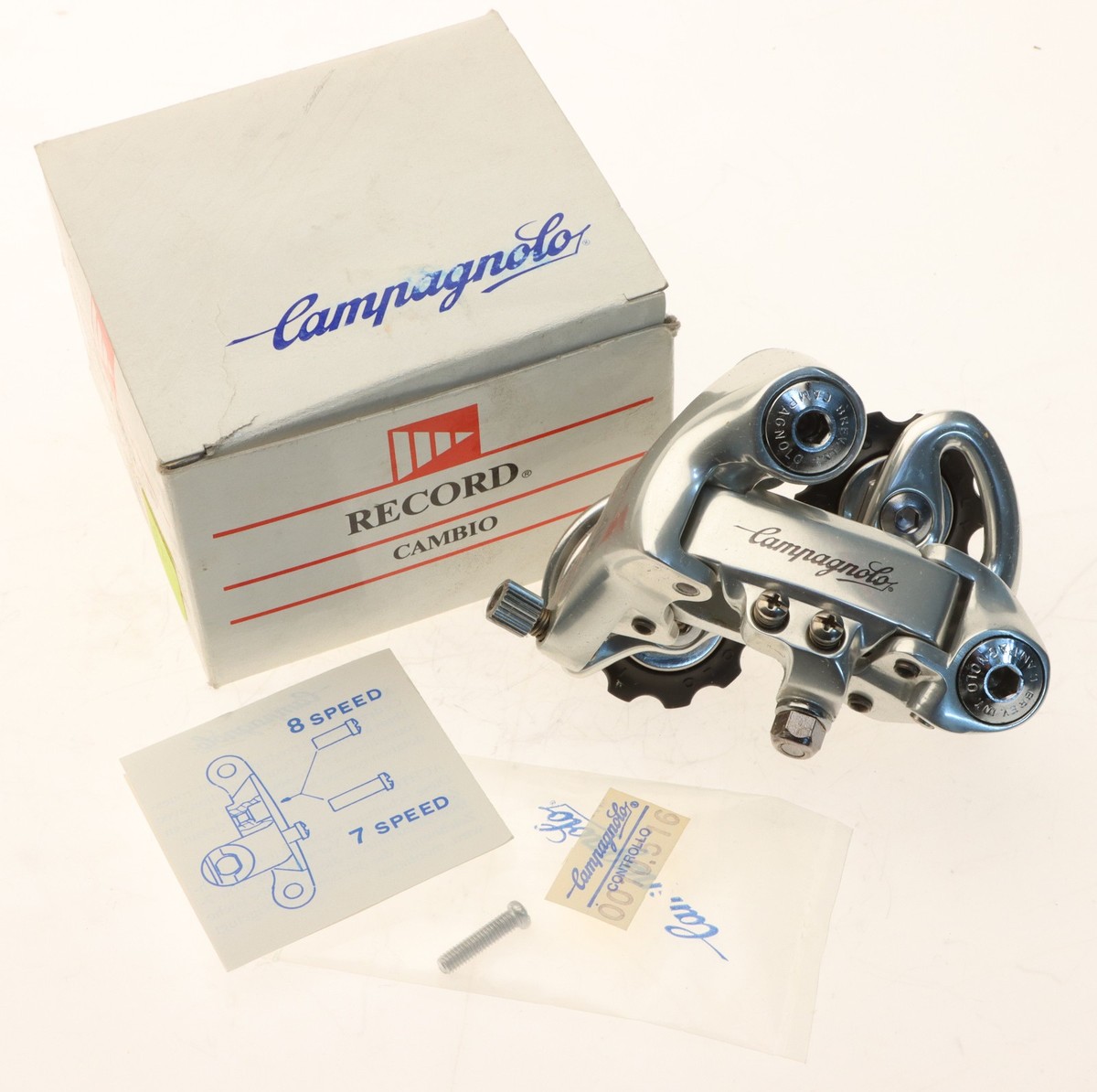 パーツ Campagnolo Record Campagnolo Record Triple Crankset 10 Speed 53/42/30T 170mm 2002