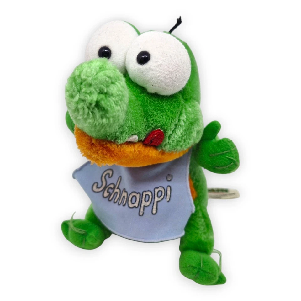Schnappi Das Kleine Krokodil Plüschtier 16 cm Stofftier Kuscheltier Bespielt - Bild 2 von 4
