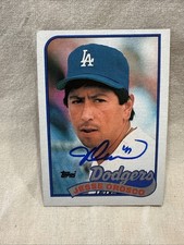 1989 Topps - Jesse Orosco #513 Auto Autograph Los Angeles Dodgers MLB Blue Ink