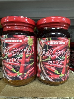 Malabon s Best Chilli Garlic in Oil 8oz (Lot Of 2)