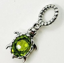 925 Sterling Silver Sea Turtle Charm Pendant For Bracelet Or Necklace