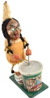 vtg 50s 60s MARX Nutty Mad Native American Indian Tin Litho Toy UNTESTED
