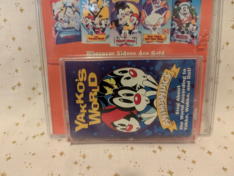 Yakko’s World Animaniacs Cassette 1994 Warner Yakko Wakko Dot Sing About - Image 2 of 4