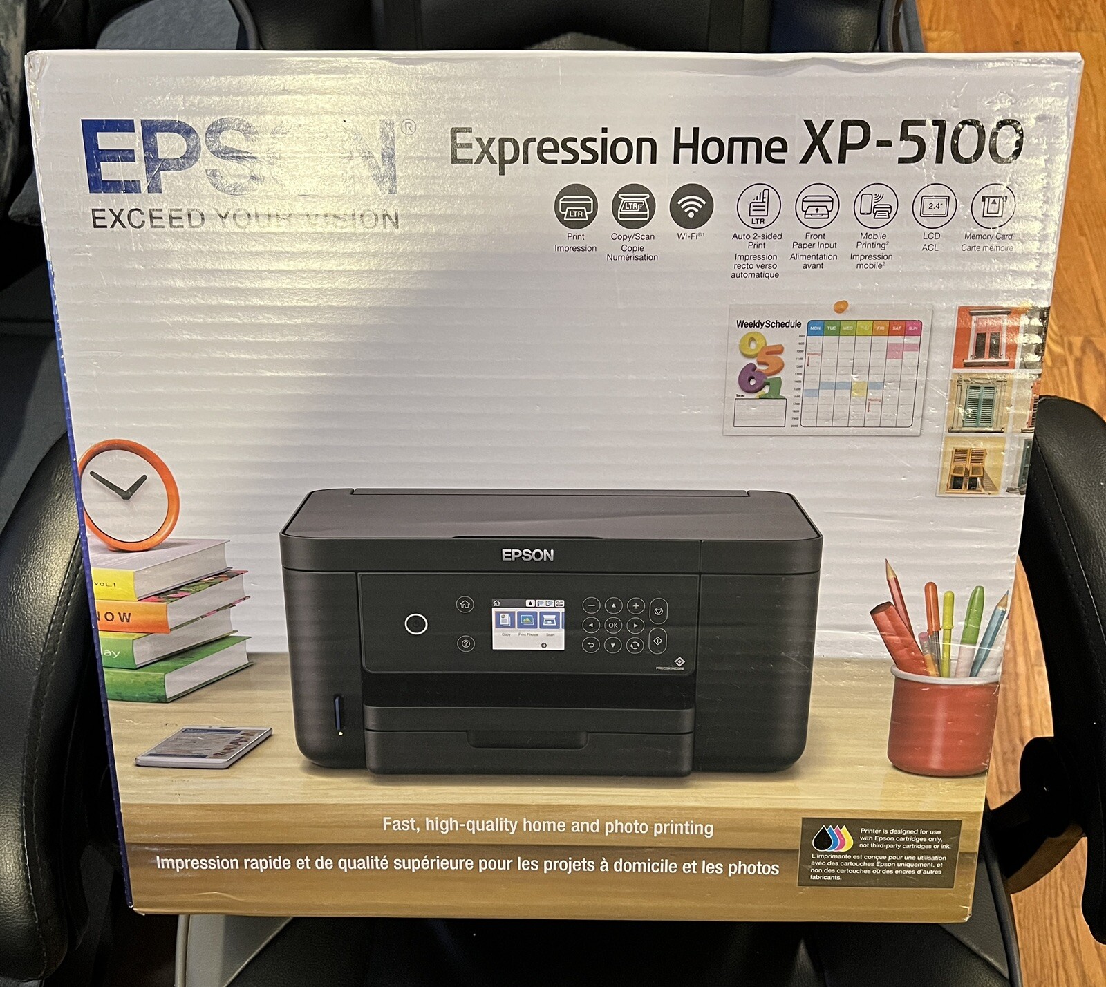 Epson Expression Home XP-5100 Wireless All-In-One Printer - Black | Compra  online en eBay